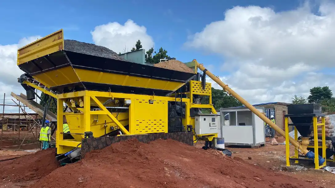 Mobile Concrete Batching Plant Conmach
